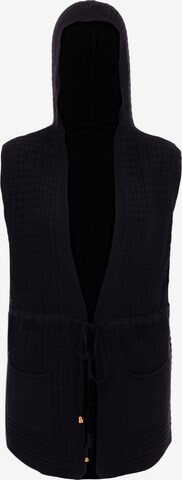 COBIE Knit Cardigan in Black: front