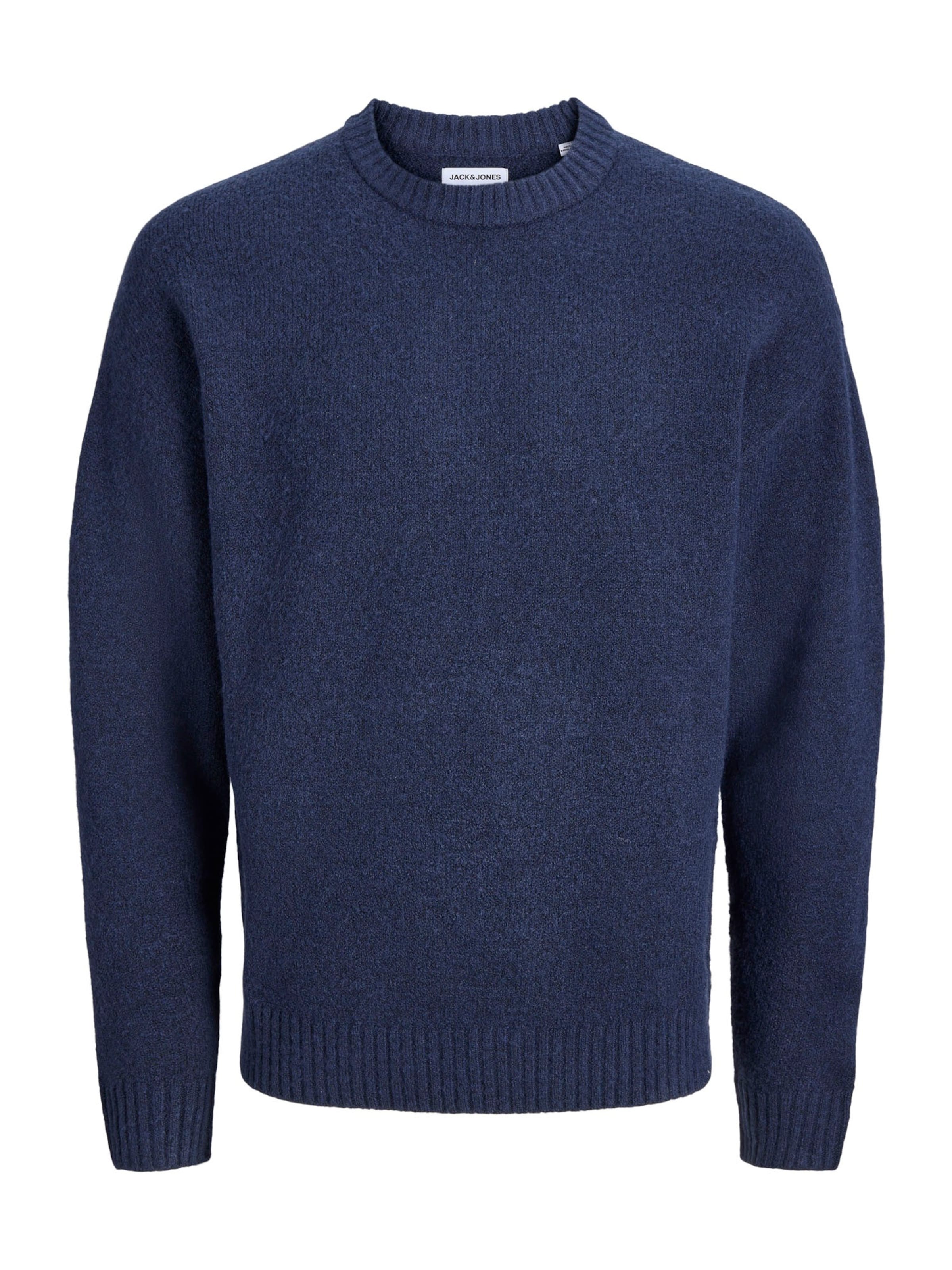 JACK & JONES Pulover 'JJESOHO OLLIE' | modra barva: sprednja stran
