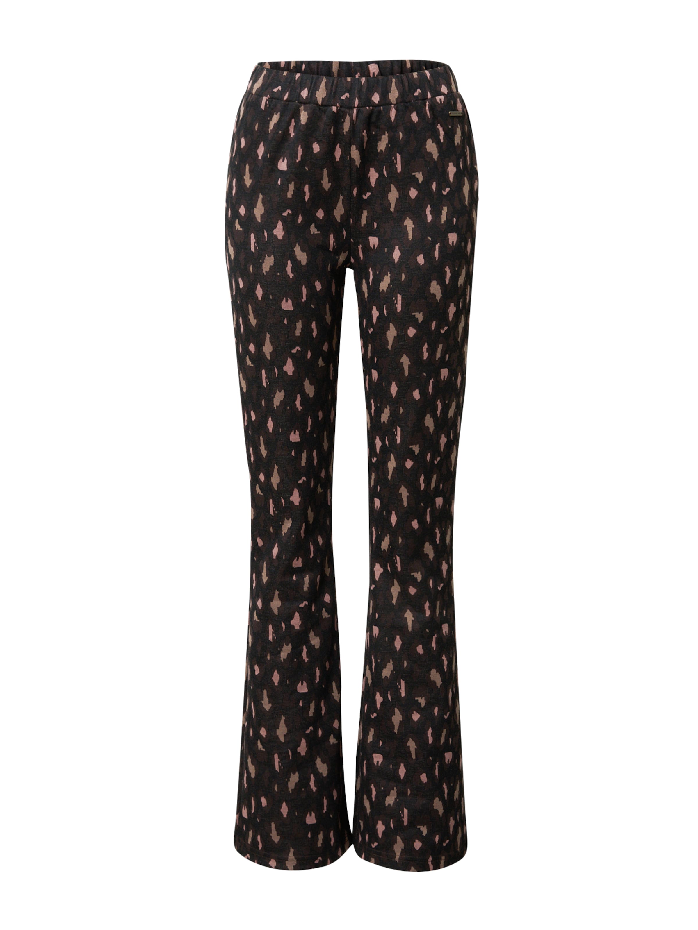 Colourful Rebel Flared Bukser 'Jolie' i brun: forside