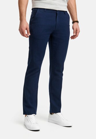 INDICODE JEANS Regular Broek in Blauw