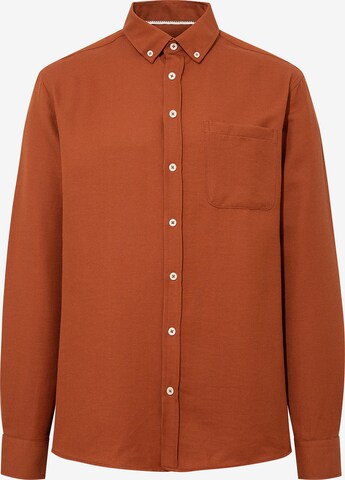 DeFacto Button Up Shirt in Orange: front