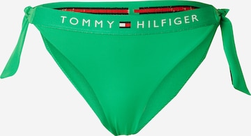 Slip costum de baie de la Tommy Hilfiger Underwear pe verde: față