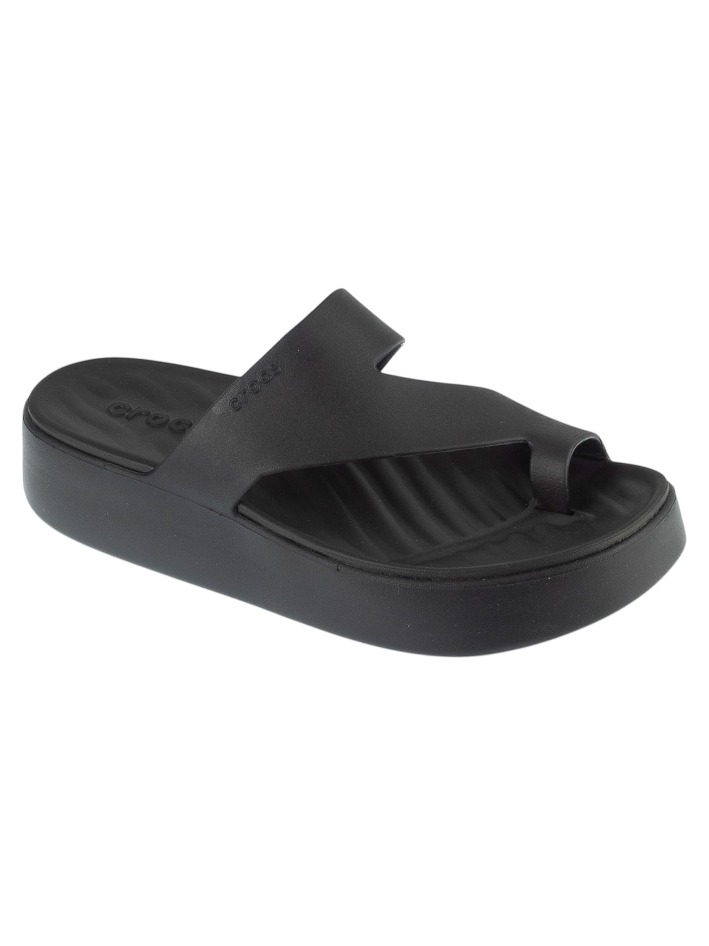 Crocs Zehentrenner 'Crocs Getaway'‌‌‌‌‌ in Schwarz: Vorderseite