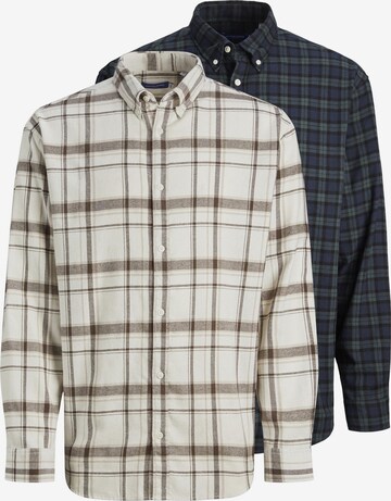 Coupe regular Chemise JACK & JONES en beige : devant