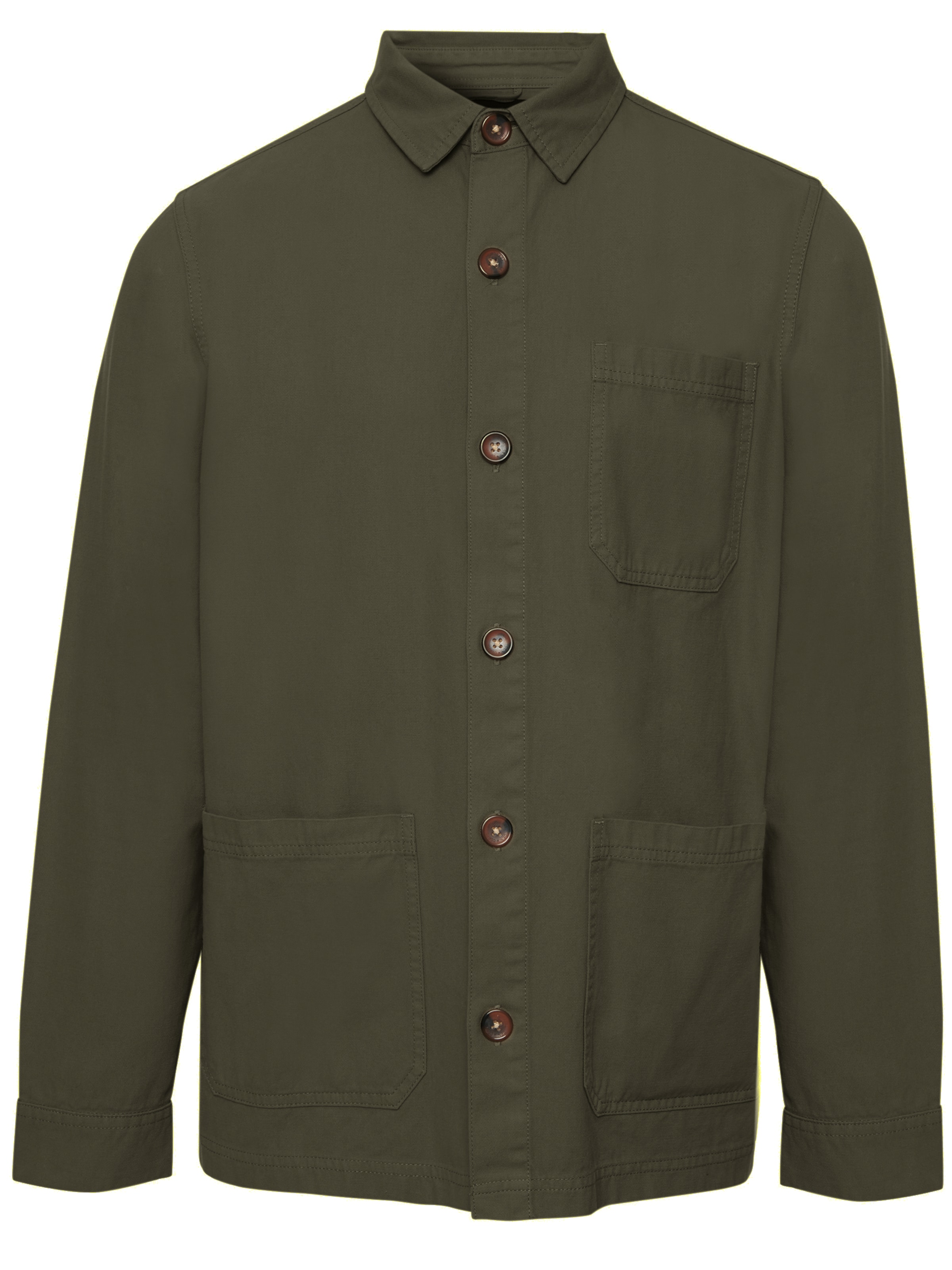 Threadbare Regular Fit Jacke 'Sunter' in Grün: Vorderseite