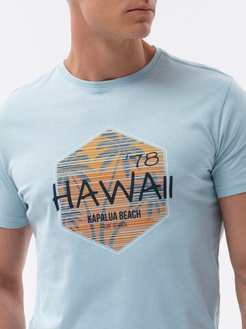 T-Shirt 'S1740' Ombre en bleu