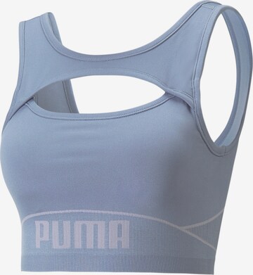 Reggiseno sportivo di PUMA in lilla: frontale