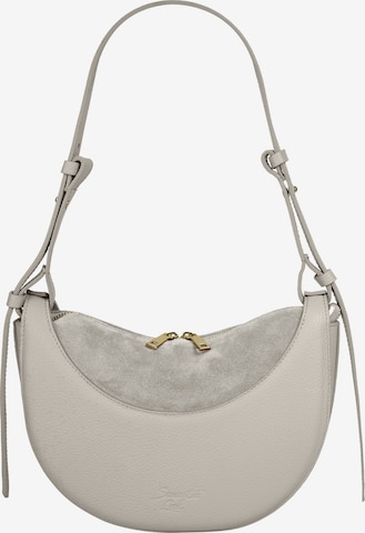 Samantha Look Crossbody Bag in Grey: front