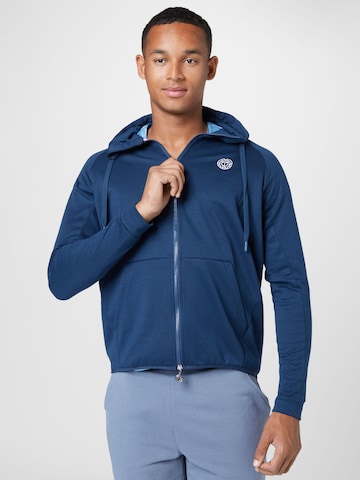 BIDI BADU Athletic Jacket in Blue: front