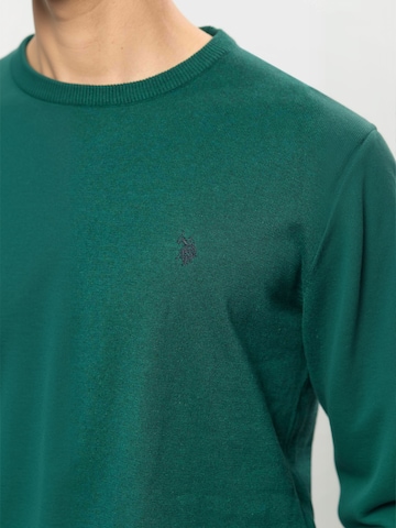 U.S. POLO ASSN. Pullover ' UMAdair ' in Grün: Vorderseite