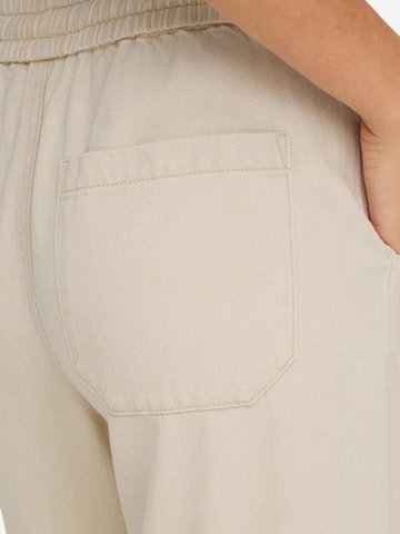Bootcut Pantaloni 'Onlmaisa Hw Pull-Up Wide Pnt 15367380' di ONLY in beige