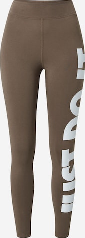 Nike Sportswear Leggings 'Essential' in Brown: front