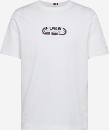 T-Shirt TOMMY HILFIGER en blanc : devant