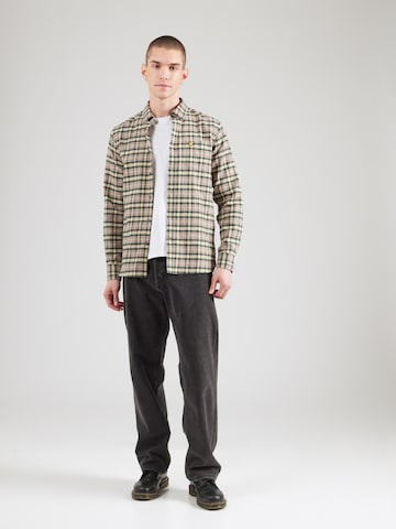 Lyle & Scott Regular Fit Hemd in Beige