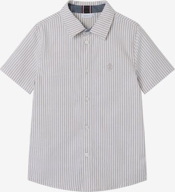 NAME IT Button Up Shirt 'NEWSA' in Beige: front