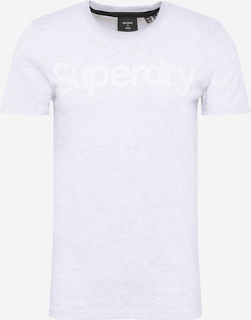 T-Shirt Superdry en gris : devant