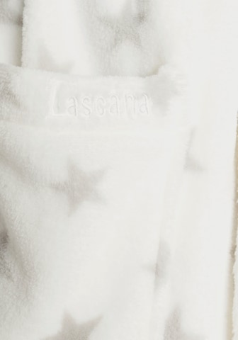 LASCANA Short Bathrobe in White