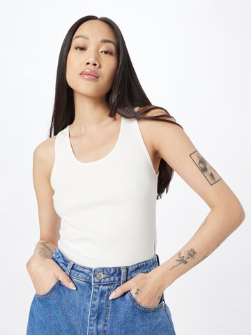 Pepe Jeans - Top 'CARRIE' en blanco: frente