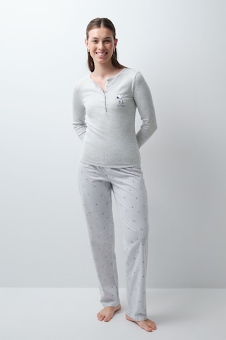 Pyjama Women' Secret en gris : devant