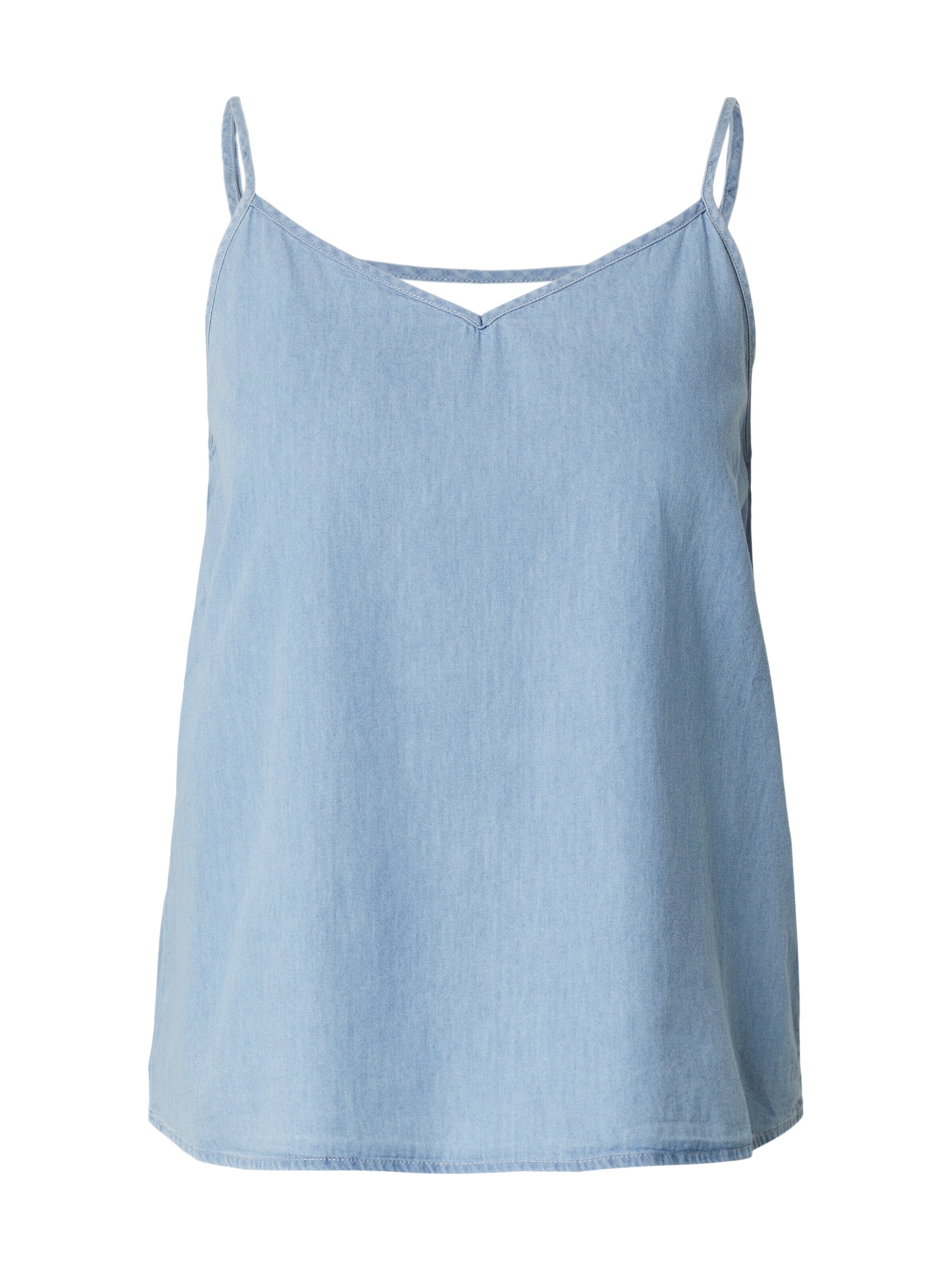 ONLY Top 'ONLNOVA AZURE' en azul denim, Vista del producto