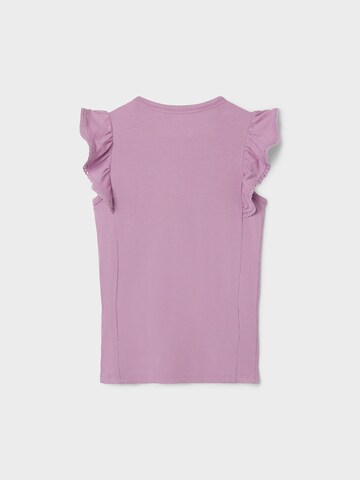 NAME IT T-shirt 'Julia' i lila