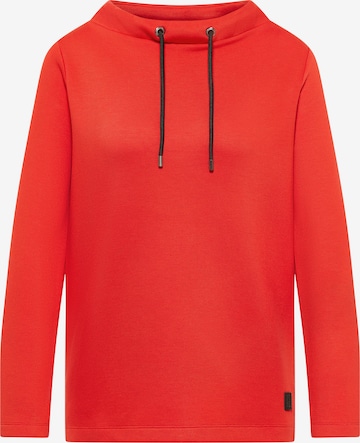 CECIL Sweatshirt 'Piquée' in Orange: front