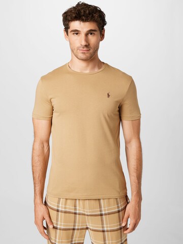Polo Ralph Lauren Regular fit Shirt in Bruin: voorkant
