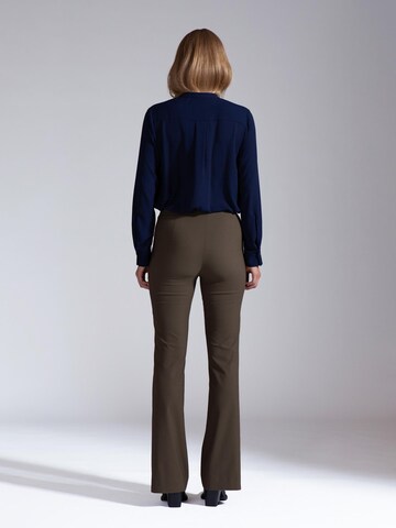 Minx Boot cut Trousers 'JOAN' in Green
