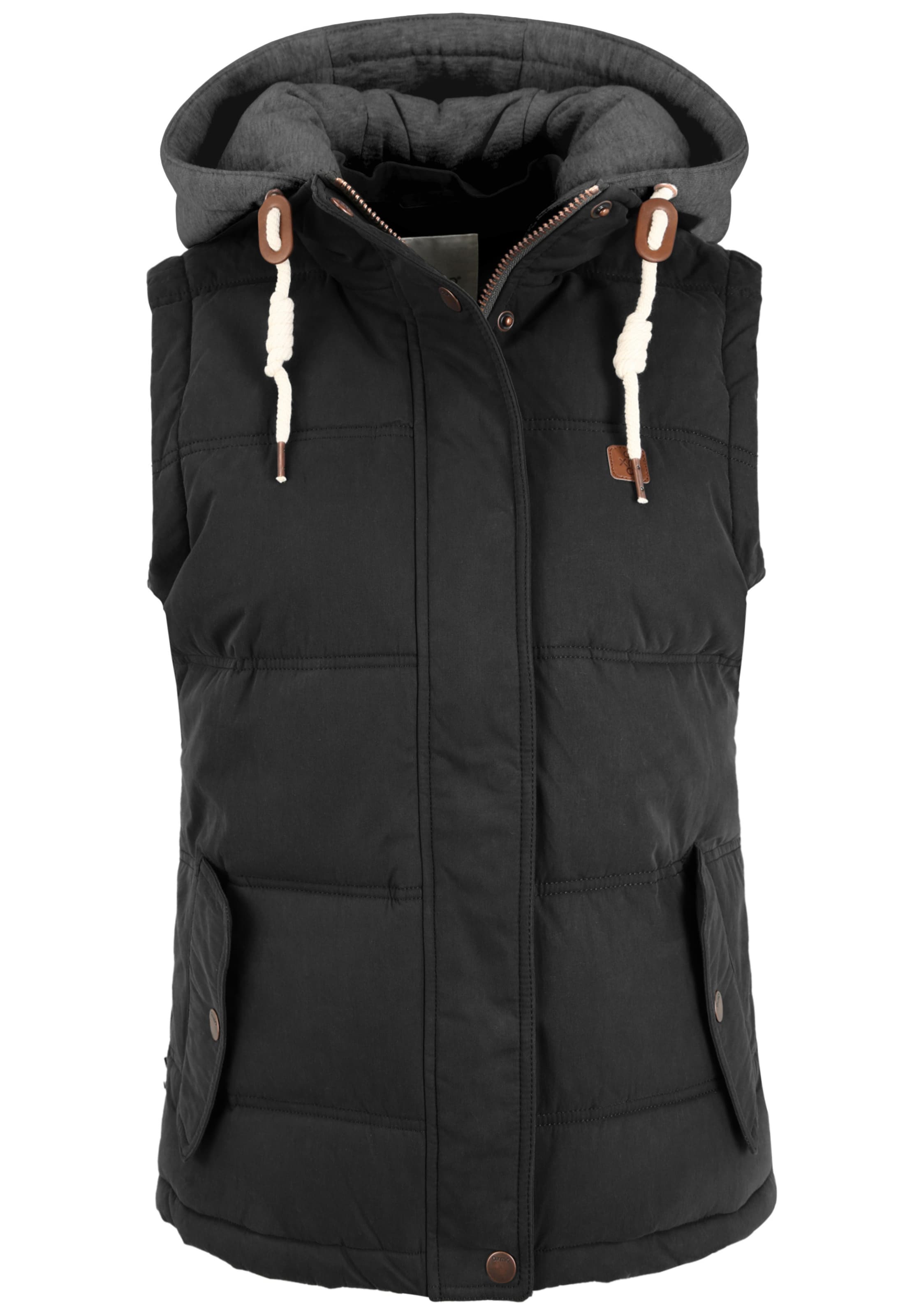 Gilet 'Lewonda' di Oxmo in nero: frontale