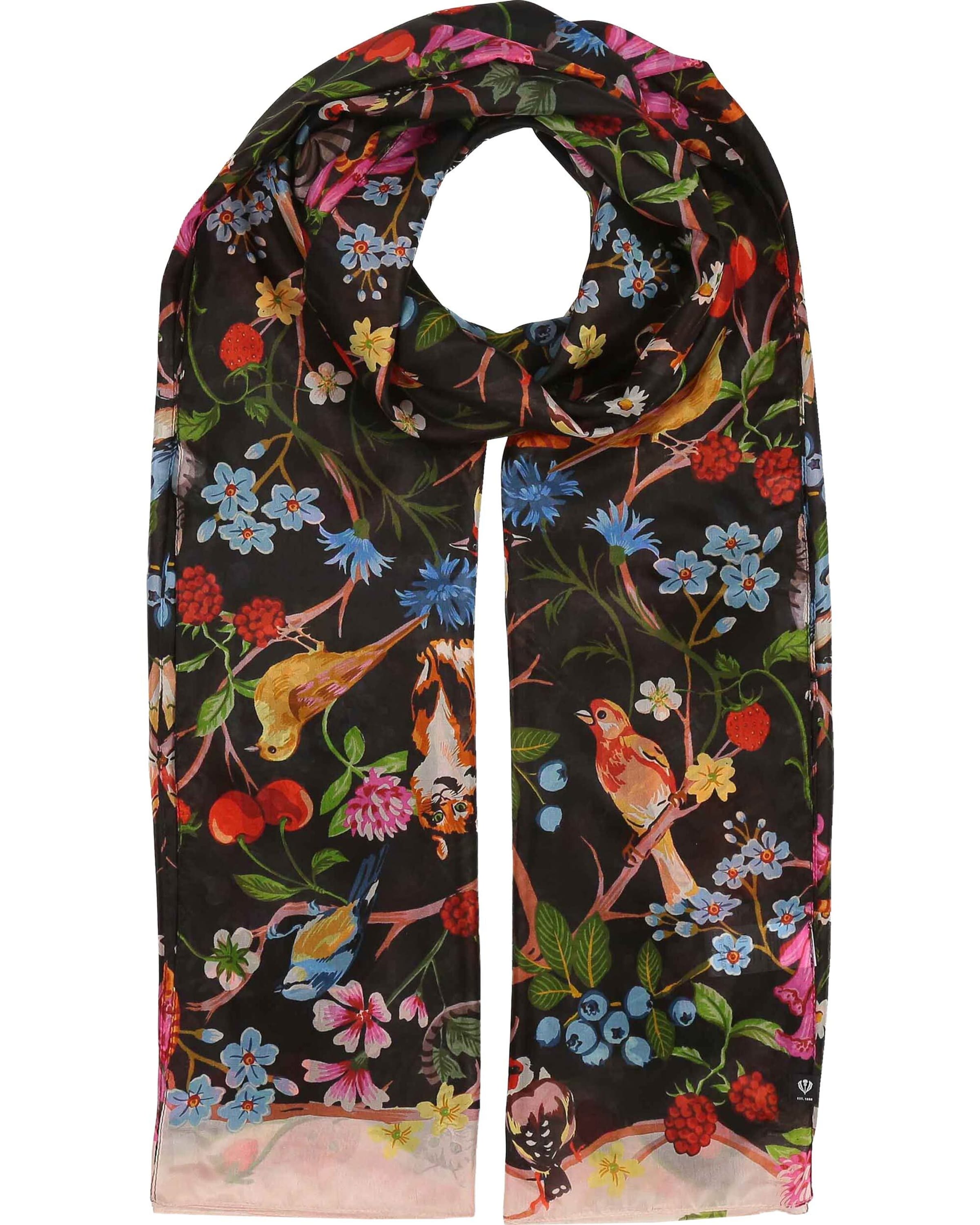 FRAAS Oversized Scarf in Black: front