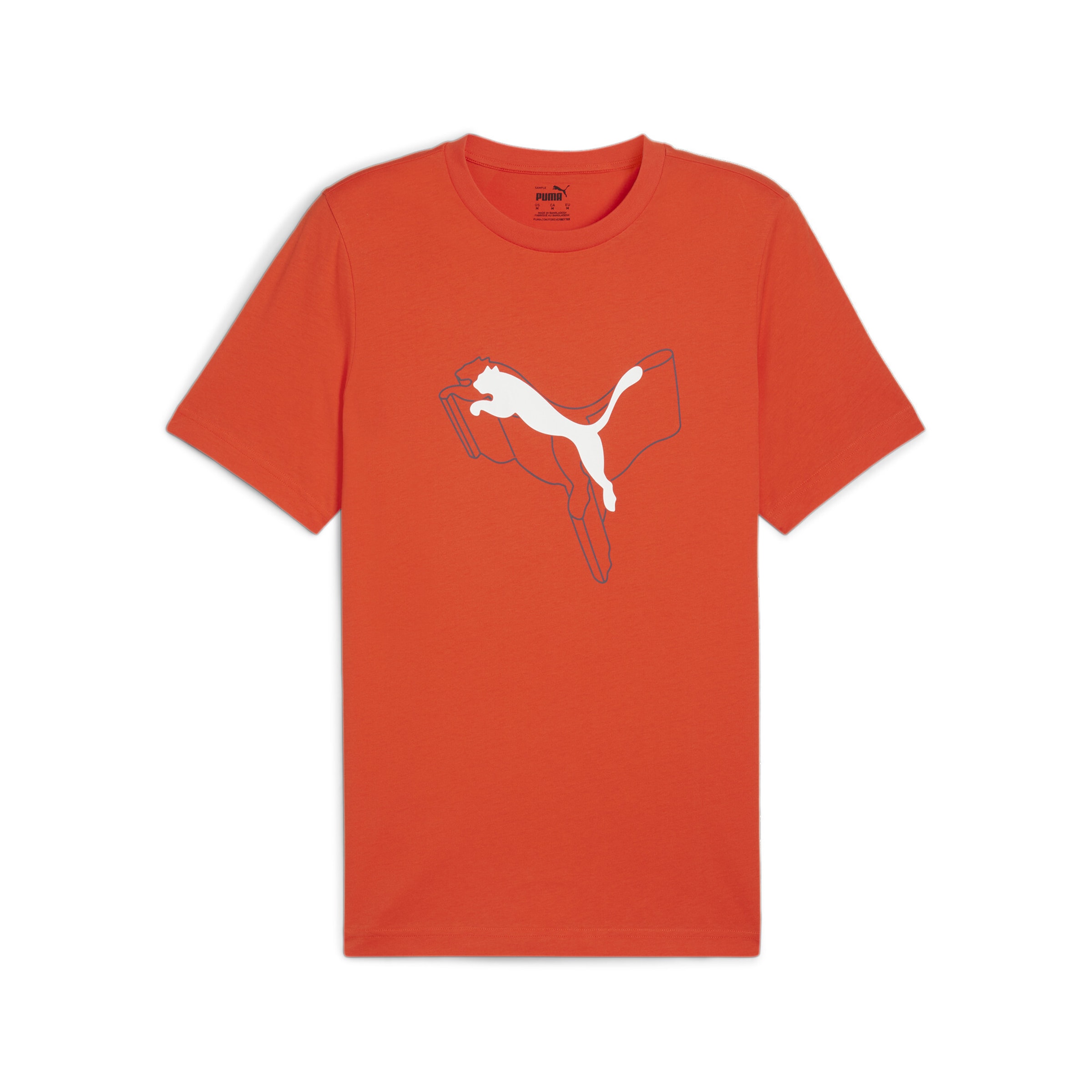 PUMA Shirt 'ESS+' in Orange: front