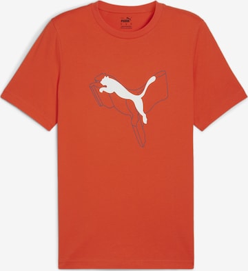 PUMA Shirt 'ESS+' in Orange: front