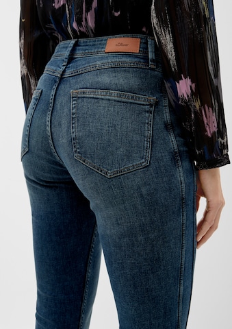 Slimfit Jeans 'Betsy' de la s.Oliver pe albastru