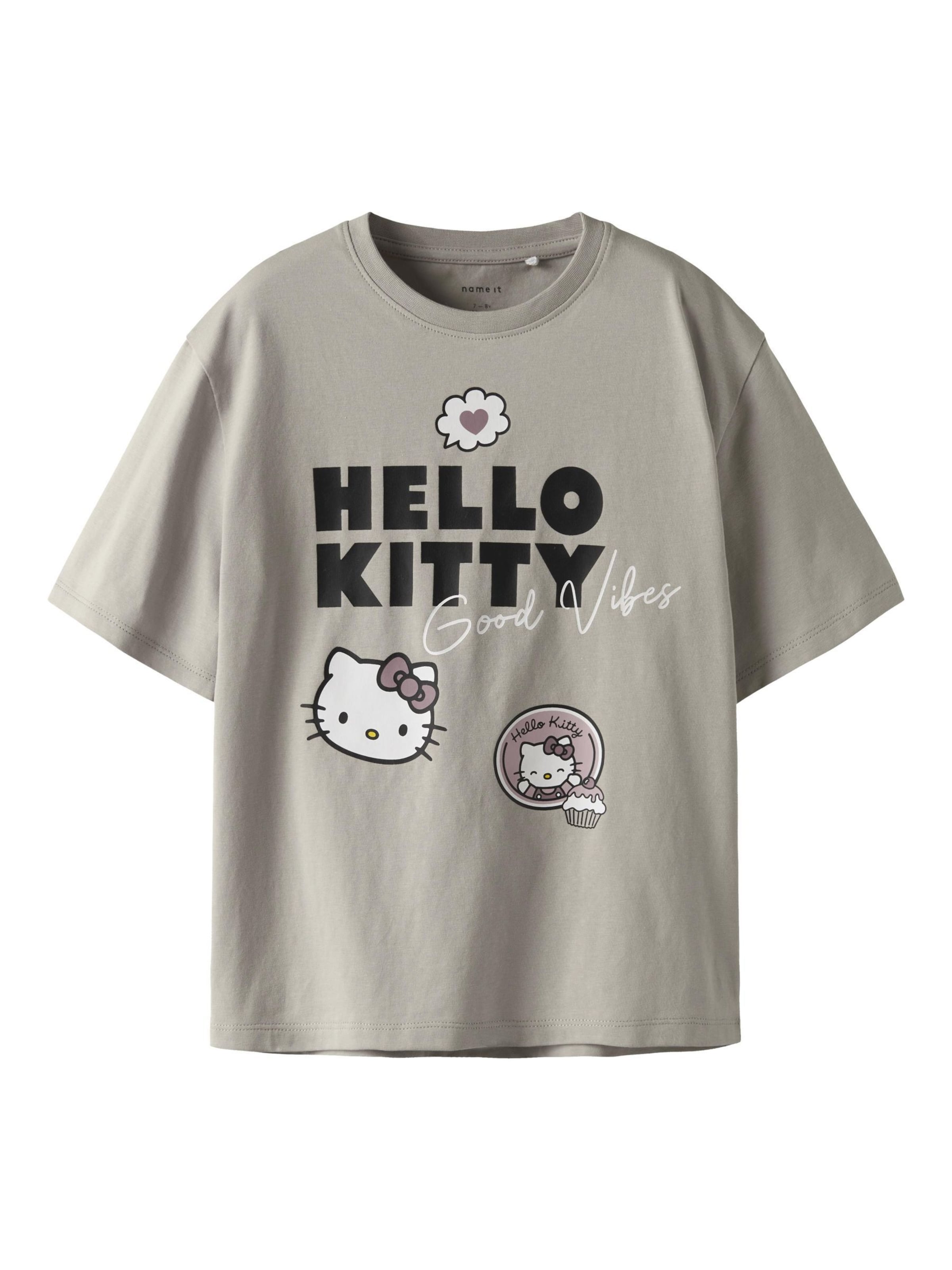 NAME IT - Camiseta 'Hello Kitty' en beige: frente