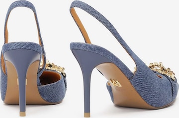 Kazar - Zapatos destalonado 'Basilia' en azul