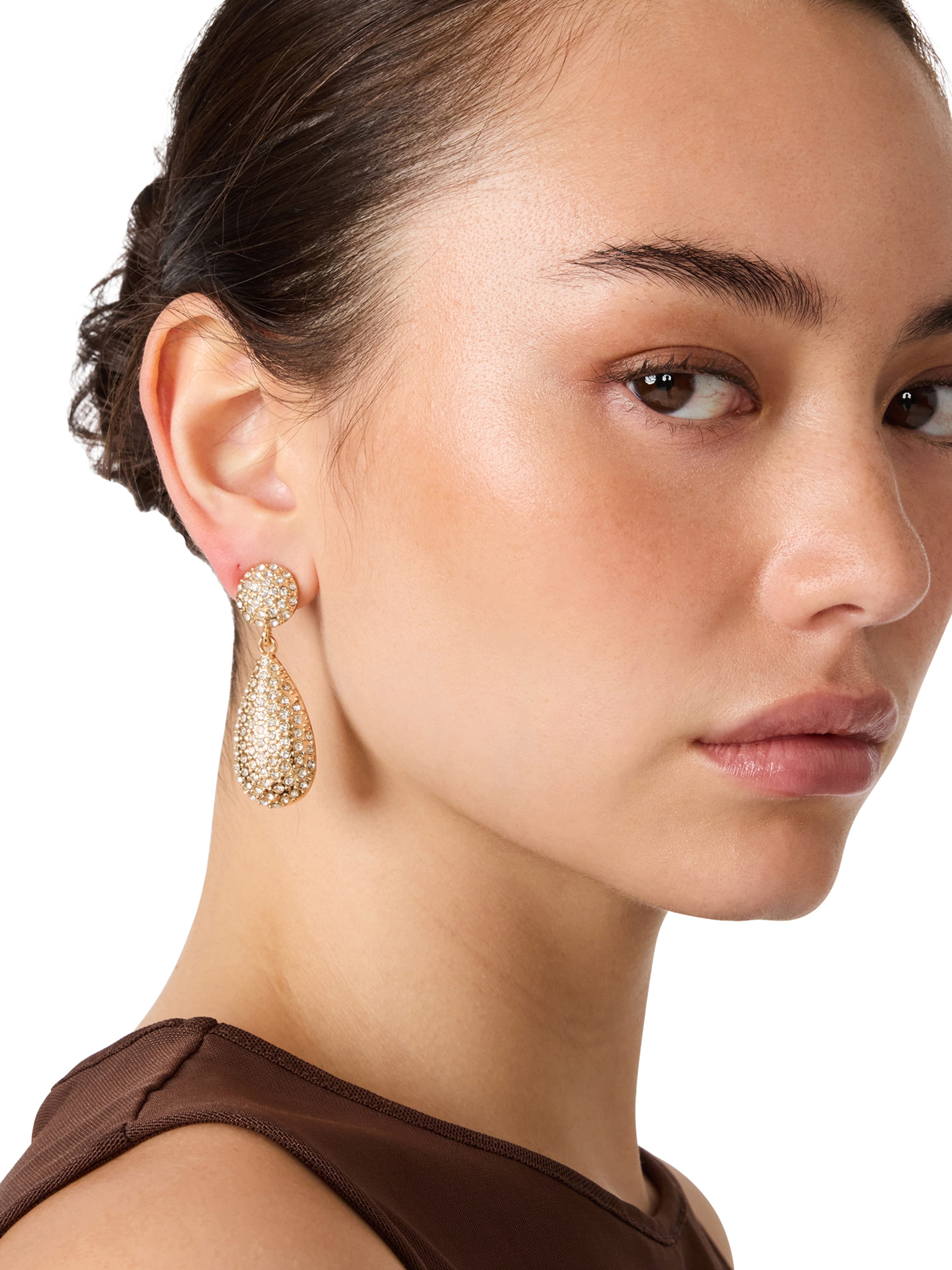 STEVE MADDEN - Pendientes en oro: frente