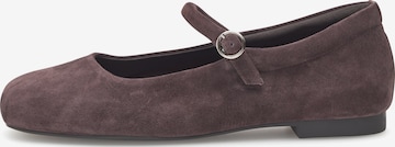 WODEN Ballerina 'Cathy' in Brown: front