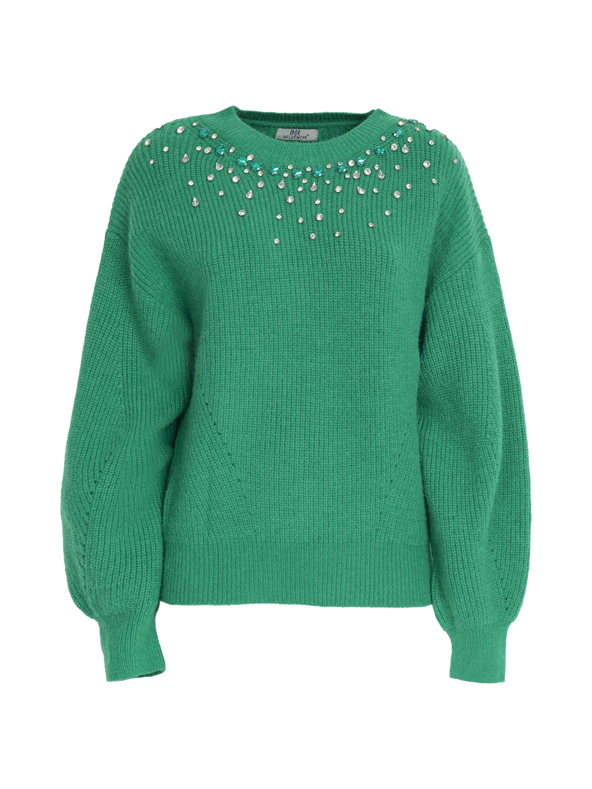 Influencer Sweater in Green: front