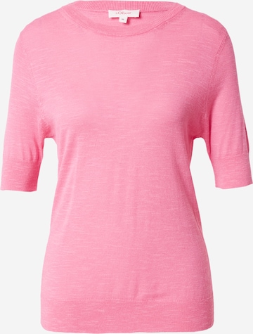 s.Oliver Sweater in Pink: front