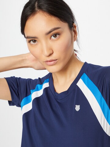 K-Swiss Performance Functioneel shirt in Blauw