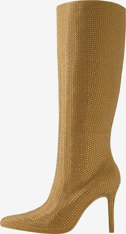 Bottes Bershka en beige