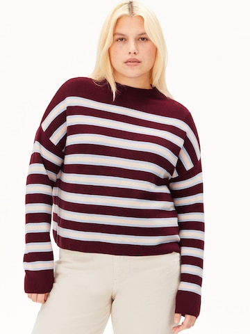 Pullover 'Merinaa' di ARMEDANGELS in rosso: frontale