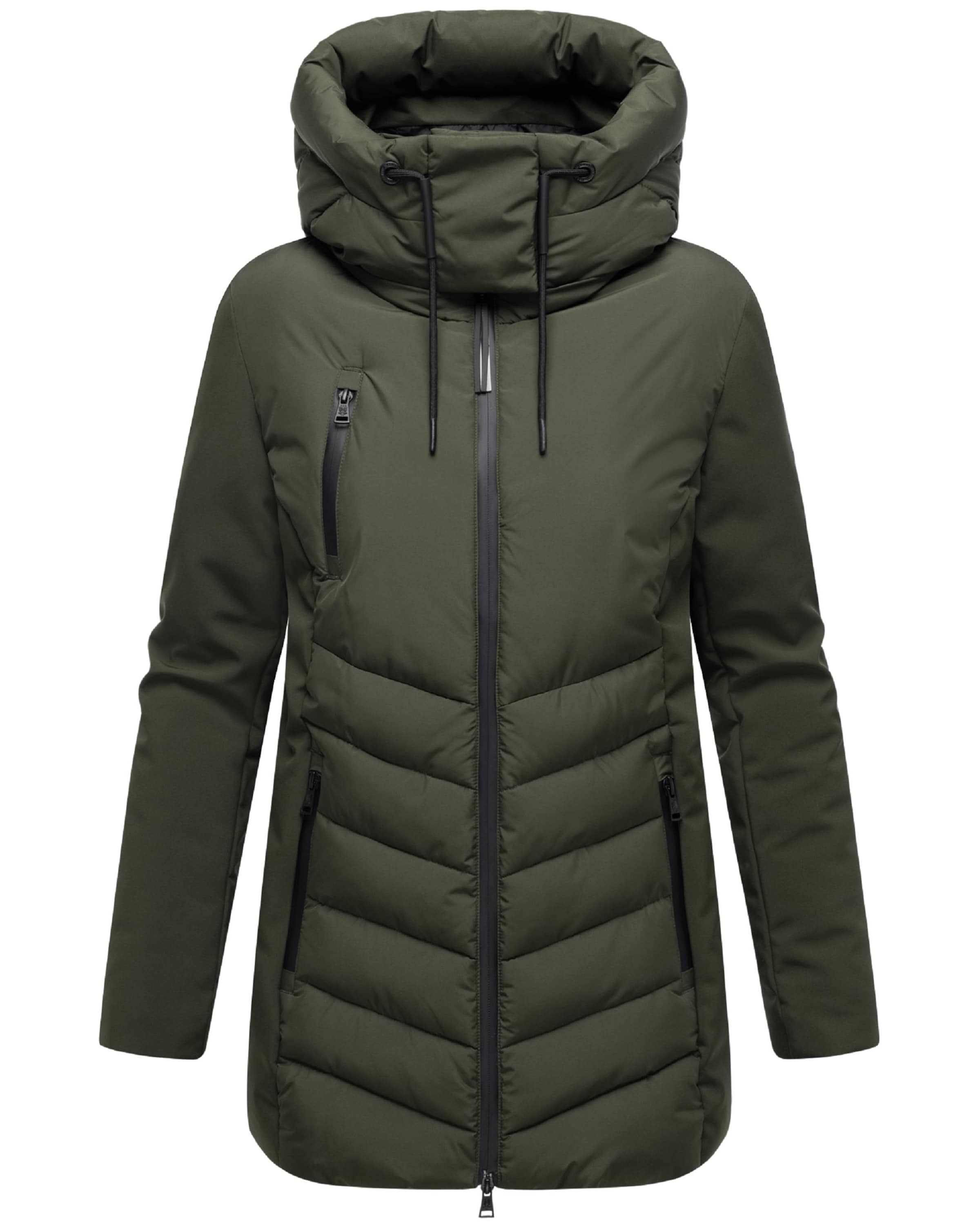 Giacca invernale 'Tivaa XVI' di MARIKOO in verde: frontale