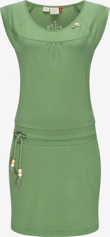 Ragwear Summer Dress 'Penelope' in Green: front