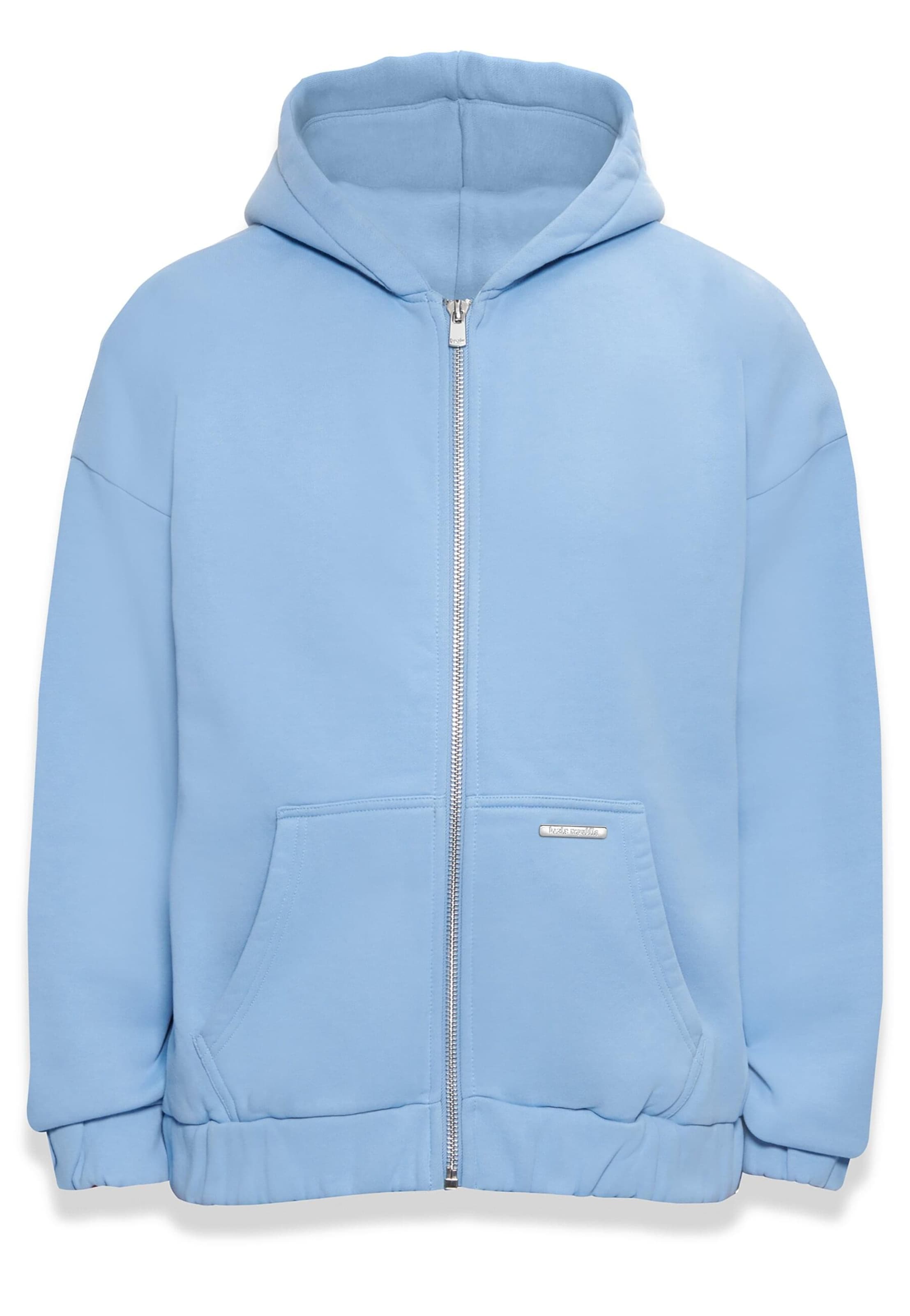 Dropsize Sweat jacket 'Bazix Republiq' in Blue: front