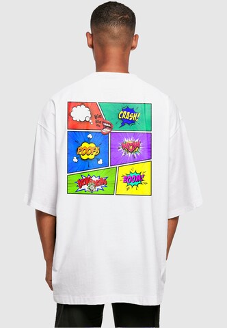 Maglietta 'Book Comic' di Merchcode in bianco