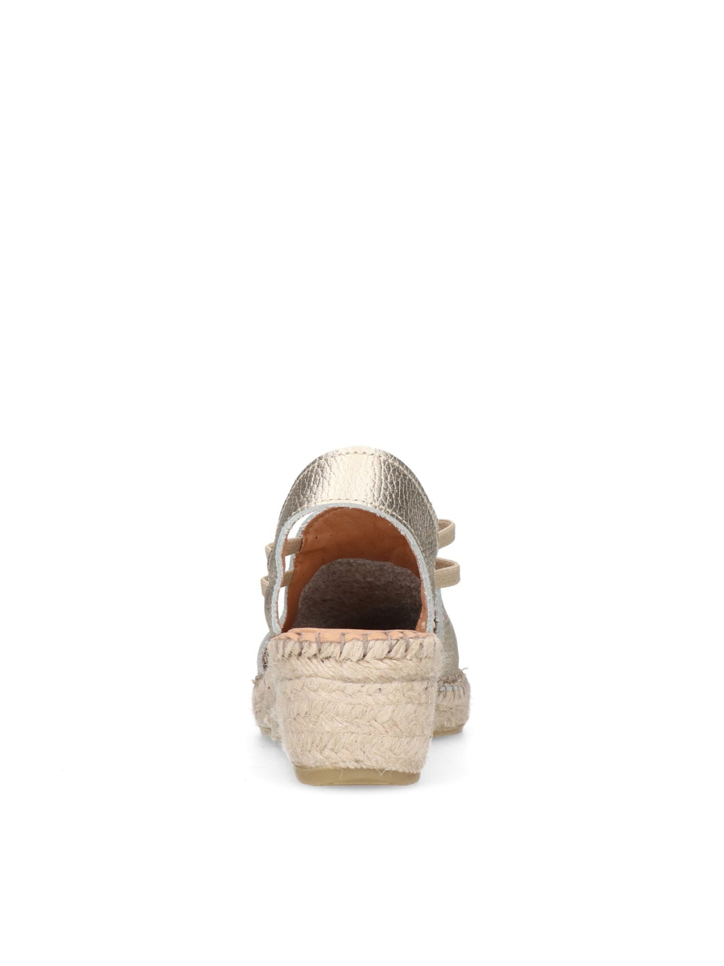 MANFIELD Espadrilles in Gold