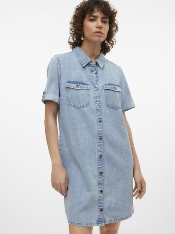 VERO MODA Платье-рубашка 'Jennie' в Синий