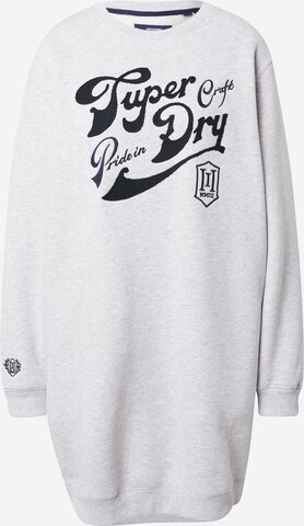 Superdry Dress 'PRIDE IN CRAFT' in Grey: front