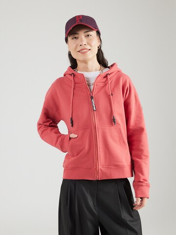 Giacca di felpa 'TwiggyAK A' di alife & kickin in rosso: frontale